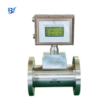 4-20 ma rs485 modbus butane n2 turbine flowmeter digital gas flow control lpg mass flow meter with battery